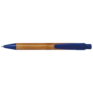 Bamboo Ballpoint Pen with Plastic Trims