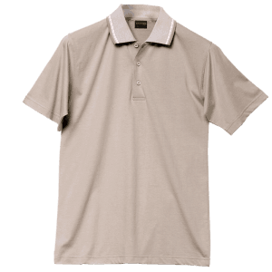 Jacquard Collar Golfer Mens