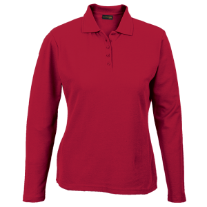 175g Pique Knit Long Sleeve Golfer Ladies