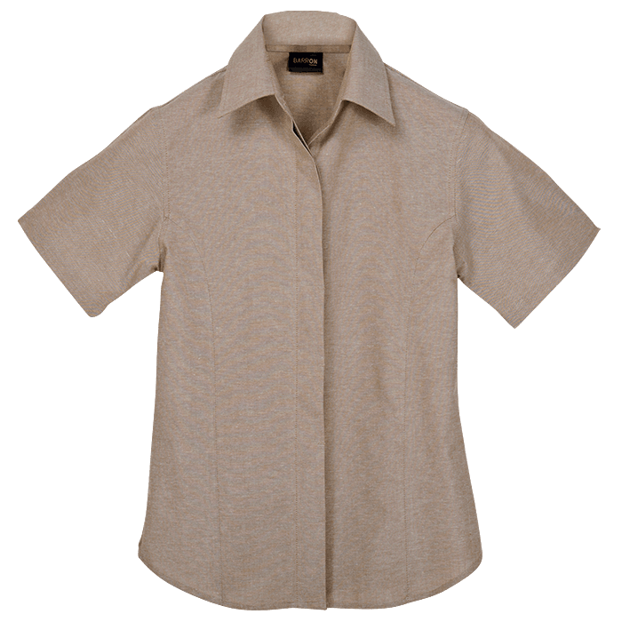 Oxford Blouse Short Sleeve Ladies