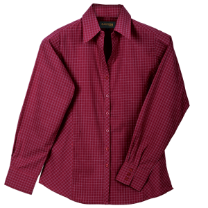Pioneer Check Blouse Long Sleeve Ladies
