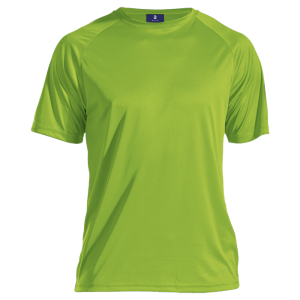 135g Barron Polyester T-Shirt – Lumo Green, 5XL – Corpmerch