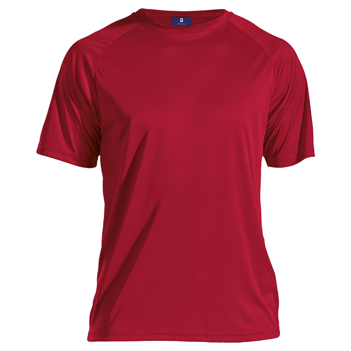 135g Barron Polyester T-Shirt – Red, 4XL – Corpmerch