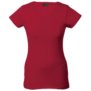 170g Slim Fit V-Neck T-Shirt Ladies