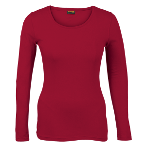 145g Long sleeve T-shirt Ladies – Red, XL – Corpmerch