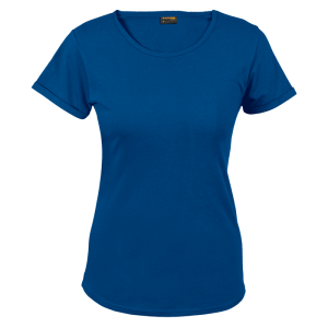 145g Barron Crew Neck T-Shirt Ladies – Royal, XL – Corpmerch