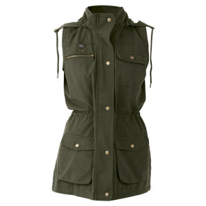 Heritage Sleeveless Utility Jacket Ladies