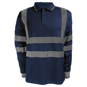 Barron Long Sleeve Reflective Golfer With Tape